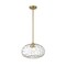 Z-Lite Chloe 1 Light Pendant, Olde Brass & Clear 490P14-OBR - alternate 5